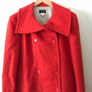 Beautiful mohair wool double breasted pea coat